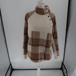 A&F Abercrombie & Fitch Flannel Sweatshirt XL